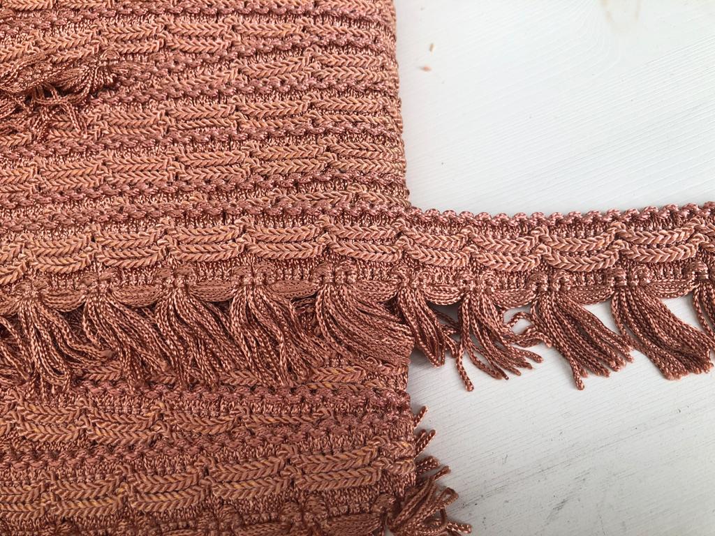 5 meter  Vintage sier/franje band, Hobby en Vrije tijd, Naaien en Fournituren, Nieuw, Lint, Band of Elastiek, Ophalen of Verzenden