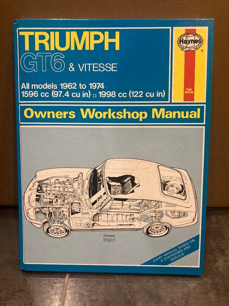 Triumph GT6 and Vitesse 1962 – 1974 Repair Service Manual, Gelezen, Ophalen of Verzenden, Overige merken, Haynes