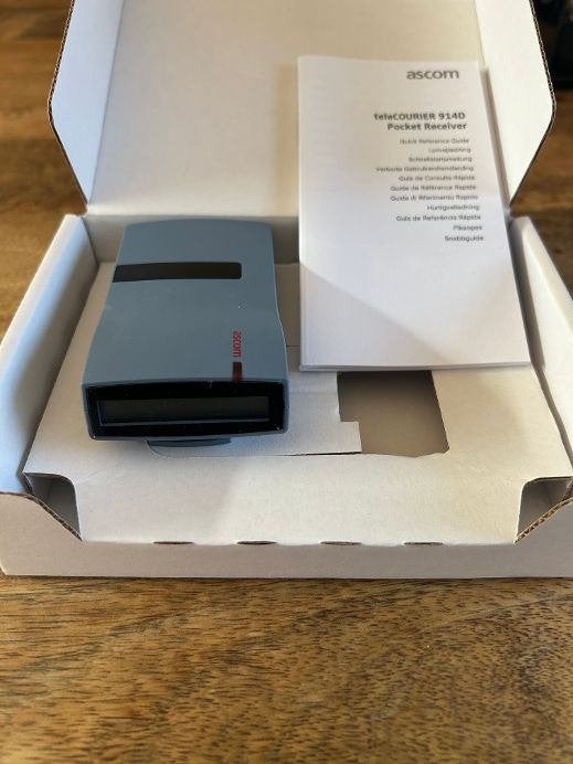 ☎️ NIEUW Ascom U914D Pager U914D-CCAB 914D 460.26250MhZ☎️, Telecommunicatie, Ophalen of Verzenden, Nieuw, 1 handset