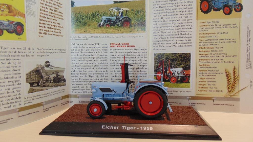 Model Tractor Eicher Tiger EM 200 - 1959 - 1/32, Ophalen of Verzenden, Zo goed als nieuw, Tractor of Landbouw, Overige merken