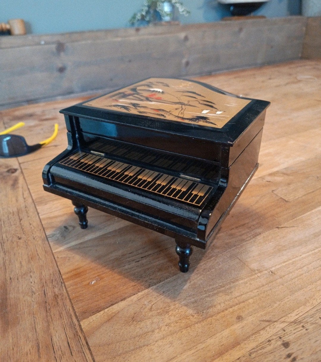 Muziekdoos Sieradendoos Vleugelpiano - Zeer Goede Staat, Ophalen of Verzenden, Zo goed als nieuw