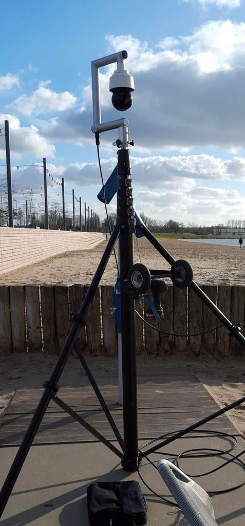 Professionele 12m cameramast voor sport, foto & livestream, Ophalen of Verzenden, Zo goed als nieuw