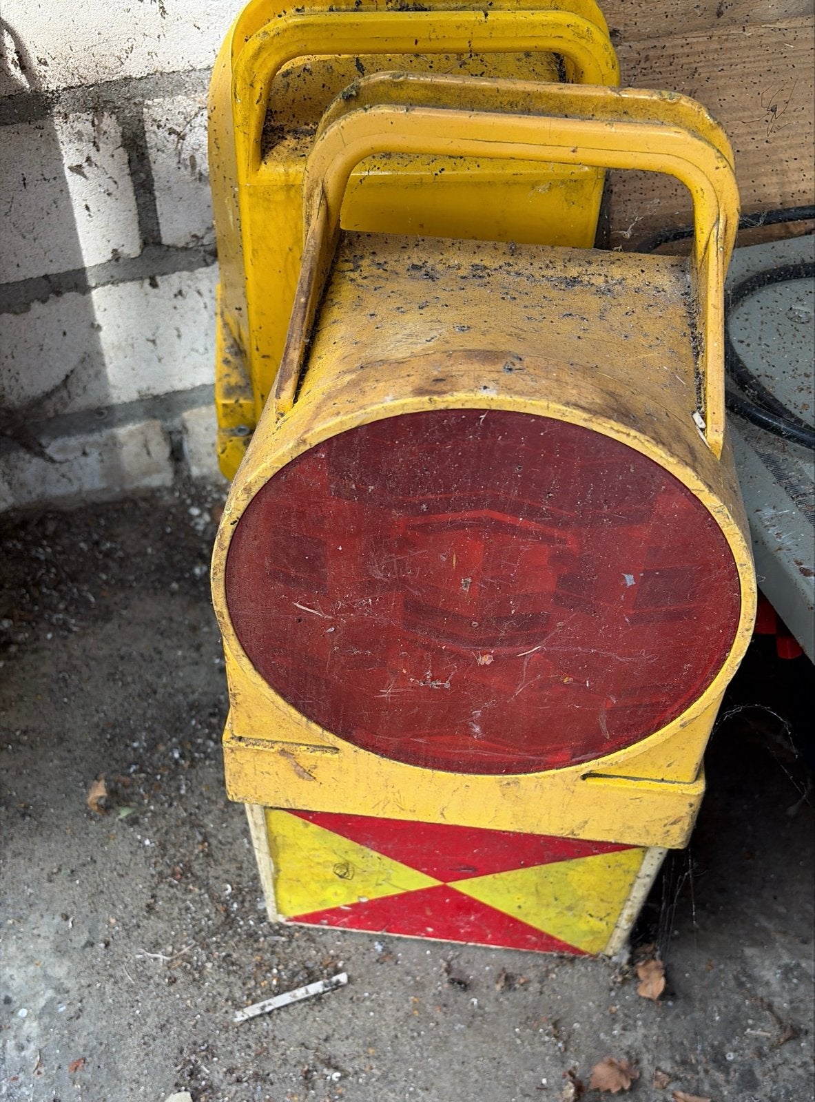 2 gele Franse trein SNCF lampen, Verzamelen, Ophalen of Verzenden, Gebruikt, Trein, Overige typen