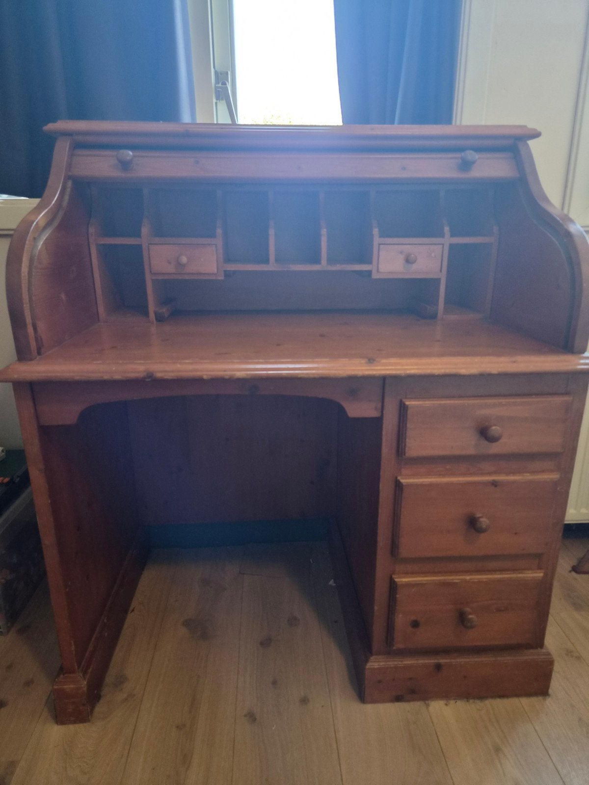 mooie houten secretaire, bureau, Ophalen, Gebruikt