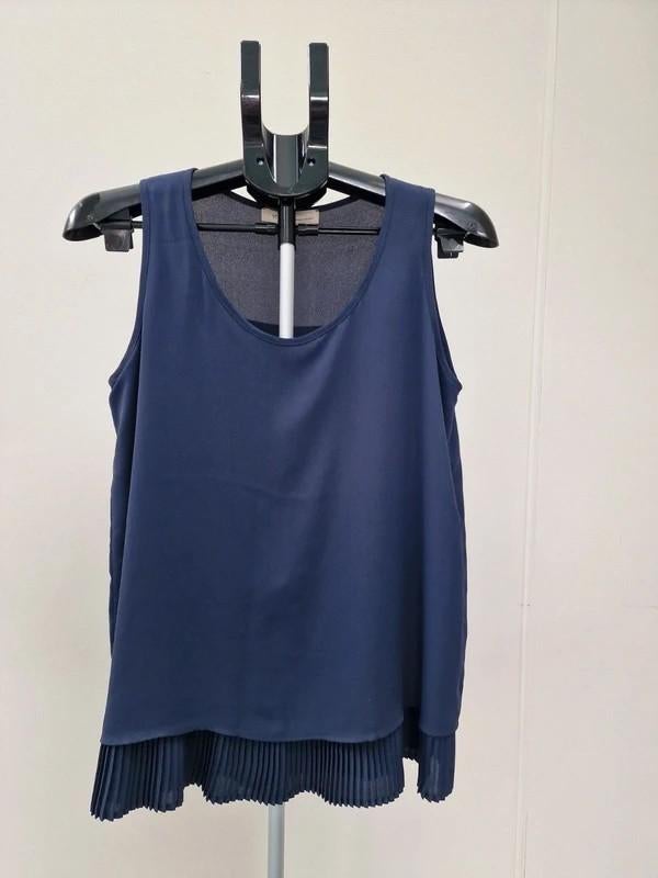 Stroke by Berry Tielens top blauw plissé maat 38, Maat 38/40 (M), Blauw, Ophalen of Verzenden, Zo goed als nieuw