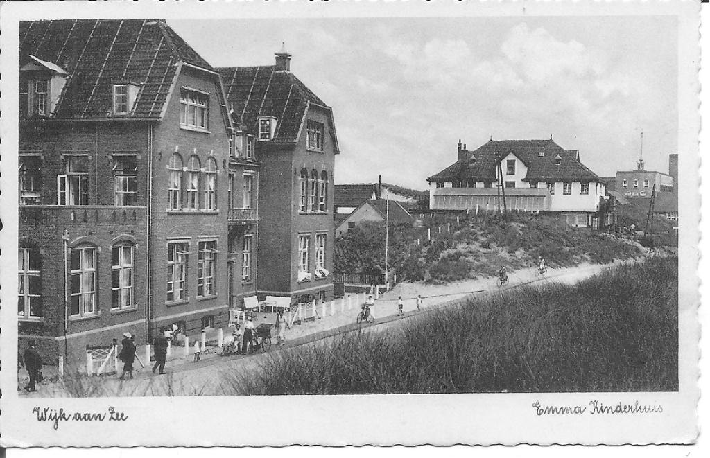 Wijk aan Zee  Emma Kinderhuis., Verzamelen, Ophalen of Verzenden, 1920 tot 1940, Gelopen, Noord-Holland