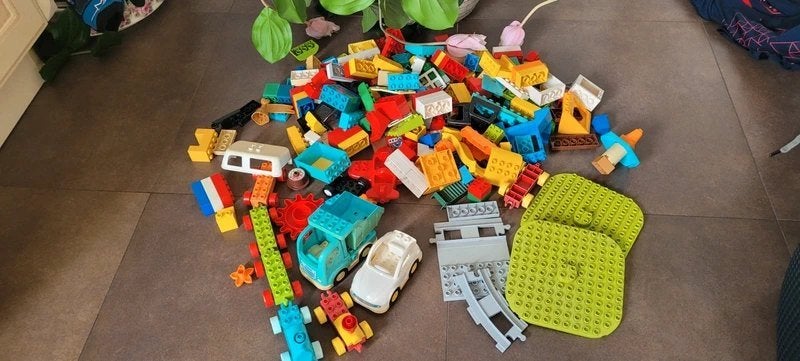 Grote partij LEGO DUPLO!  4 _ 4,6 kg bouwplezier!, Ophalen of Verzenden, Gebruikt, Losse stenen, Duplo