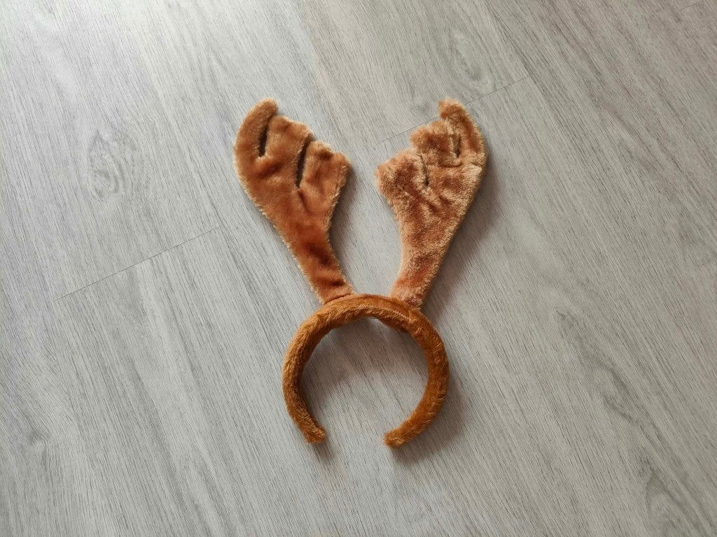 carnaval oren rendier kerst Rudolf red nose rendeer, Ophalen of Verzenden, Zo goed als nieuw, Carnaval, Accessoires