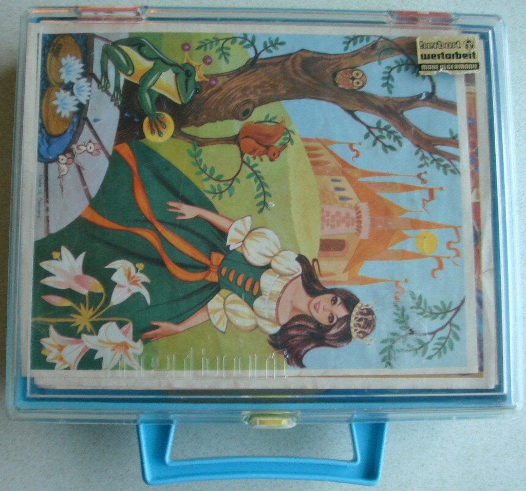 Herbart blokkenpuzzel jaren 70 € 2,50, Ophalen of Verzenden, 10 tot 50 stukjes, Gebruikt