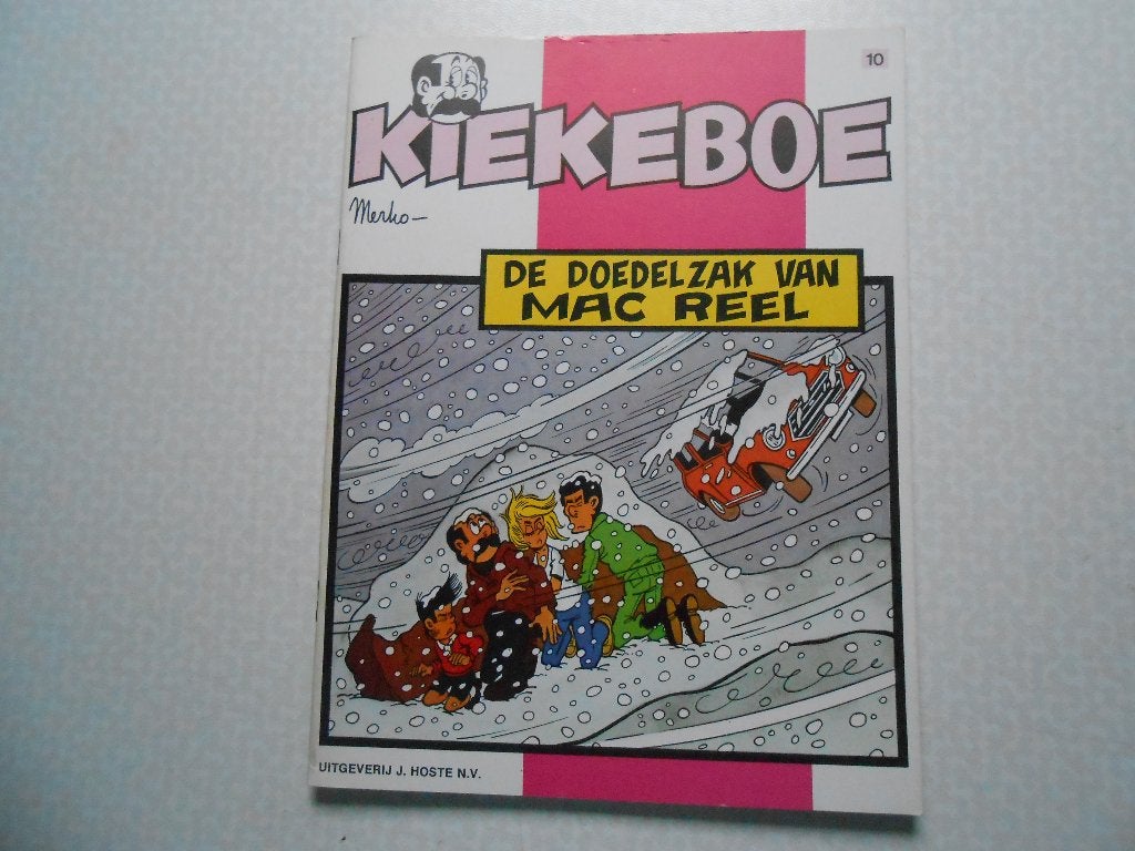 kiekeboe 10 De doedelzak van Mac Reel 1980 1 ste druk., Boeken, Stripboeken, Eén stripboek, Merho, Ophalen of Verzenden, Zo goed als nieuw