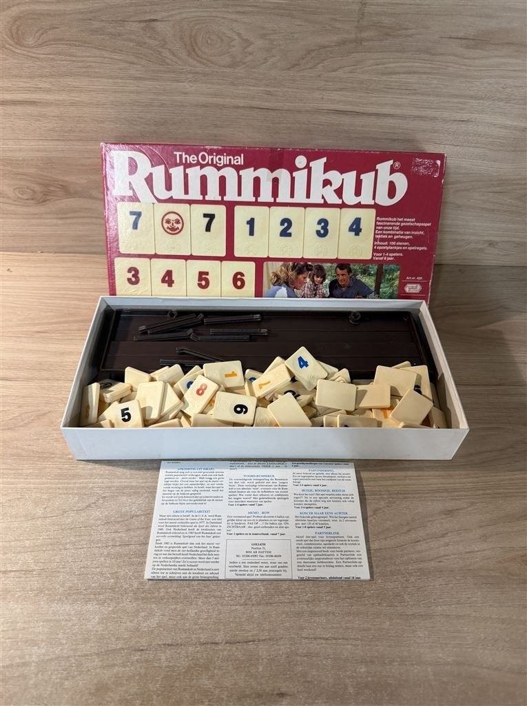 rummikub grote rode doos - s6751, Hobby en Vrije tijd, Verzenden, Zo goed als nieuw