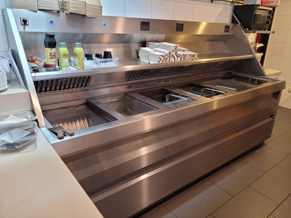 De kuiper 3 pan friteur (Bakwand), Zakelijke goederen, Horeca | Keukenapparatuur, Ophalen, Gebruikt, Fornuis, Frituur en Grillen