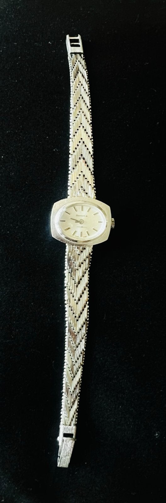 Memphis Incabloc Dameshorloge - Zilver 925, Overige merken, Staal, Gebruikt, Polshorloge