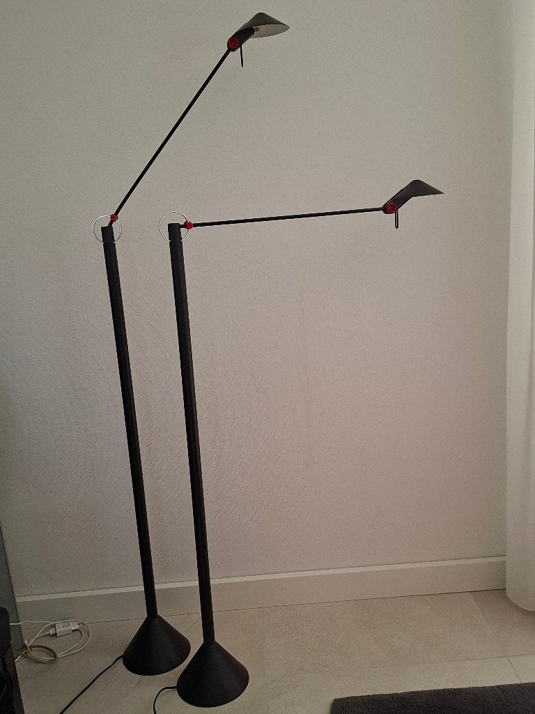 Staande design leeslampen, Ophalen, Zo goed als nieuw, Metaal, 100 tot 150 cm
