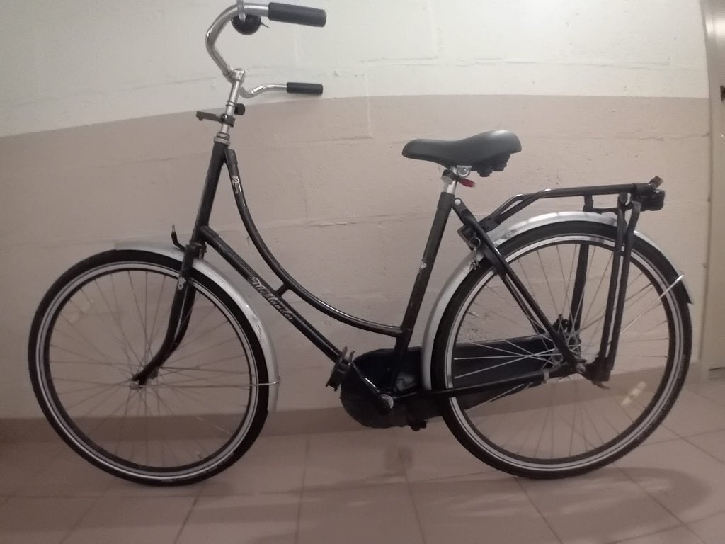 Omafiets, Ophalen, Terugtraprem, Gebruikt, Onbekend