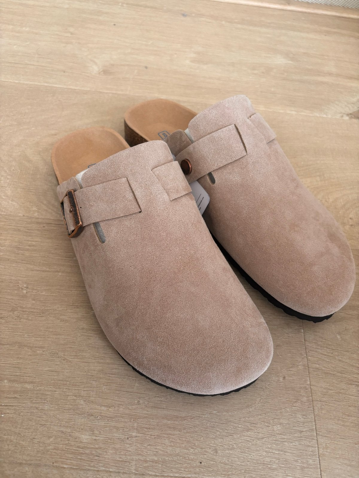 Birkenstock Boston - maat 42, Kleding | Dames, Schoenen, Nieuw, Ophalen of Verzenden, Instappers, Beige