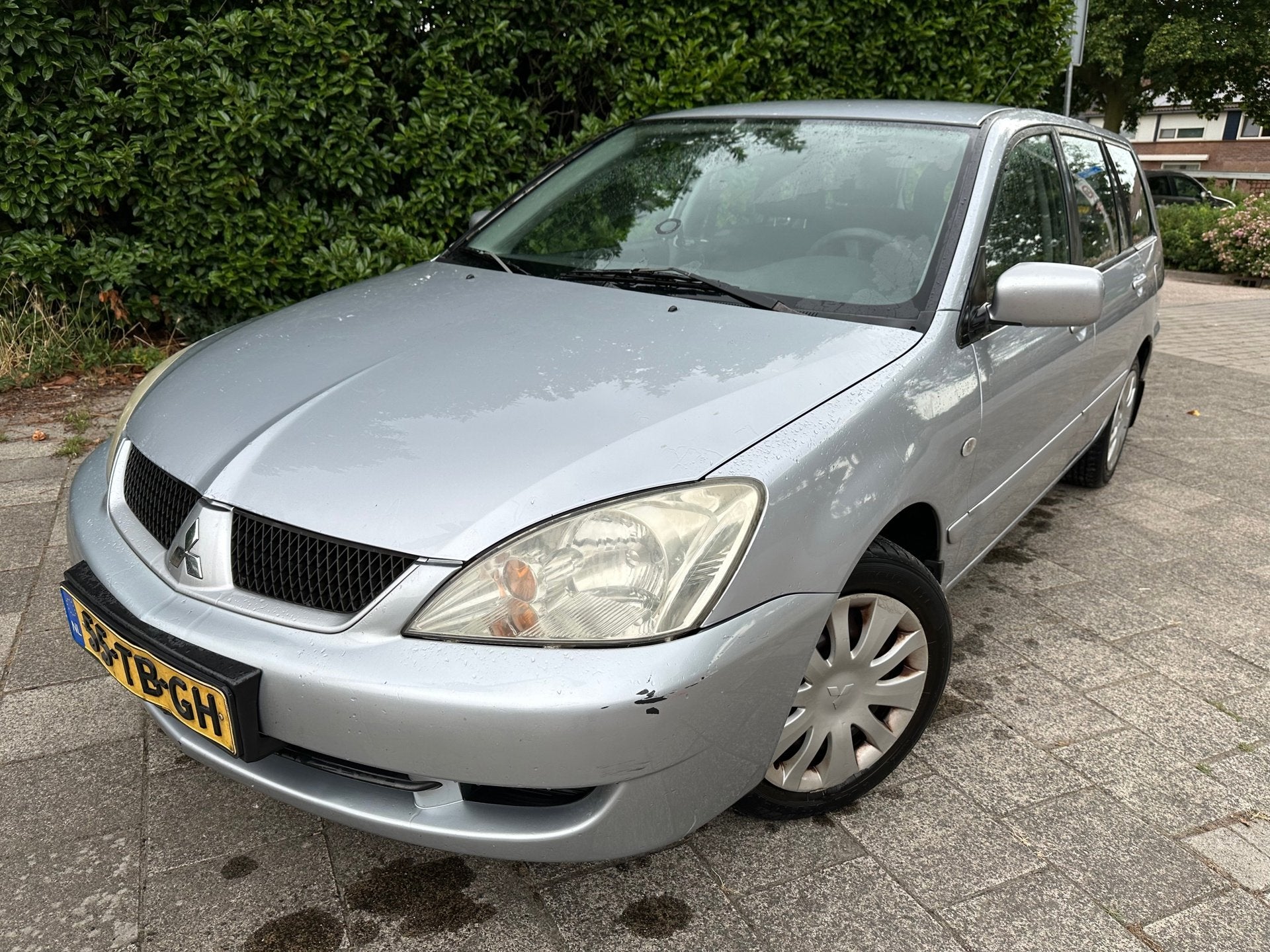 Mitsubishi Lancer Station Wagon MET KOELE AIRCO & APK TOT 20, Voorwielaandrijving, Elektrische ramen, Gebruikt, 4 cilinders