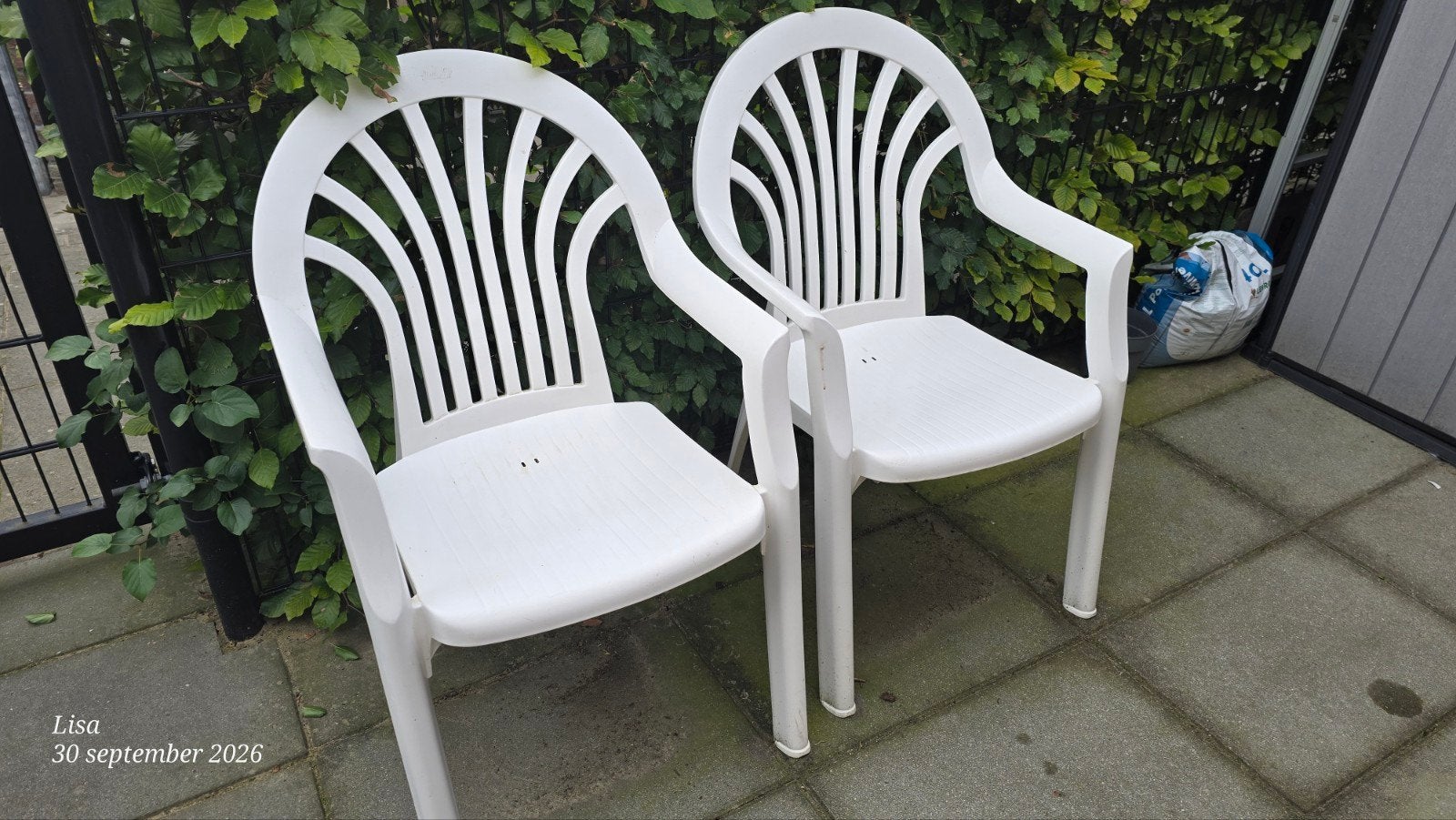 tuinstoelen Hartman 5 euro samen, Ophalen of Verzenden, Gebruikt, Plastic