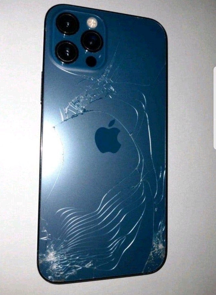 iPhone 12 Pro Max - voor onderdelen, Telecommunicatie, 128 GB, Blauw, Niet werkend, IPhone 12 Pro Max