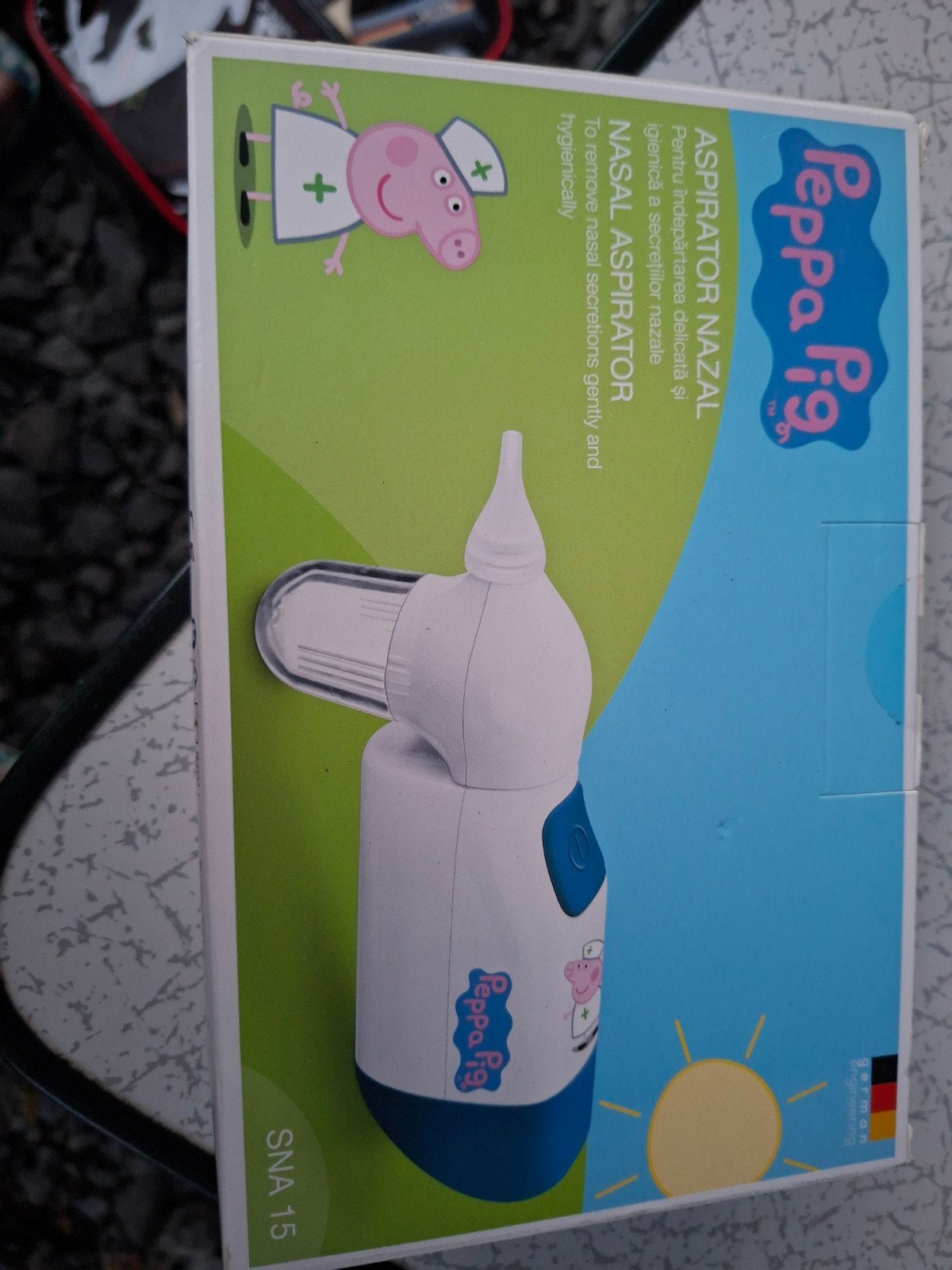 Peppa Pig Neuszuiger - Zachte en Hygiënische Neusreiniging, Ophalen of Verzenden, Nieuw