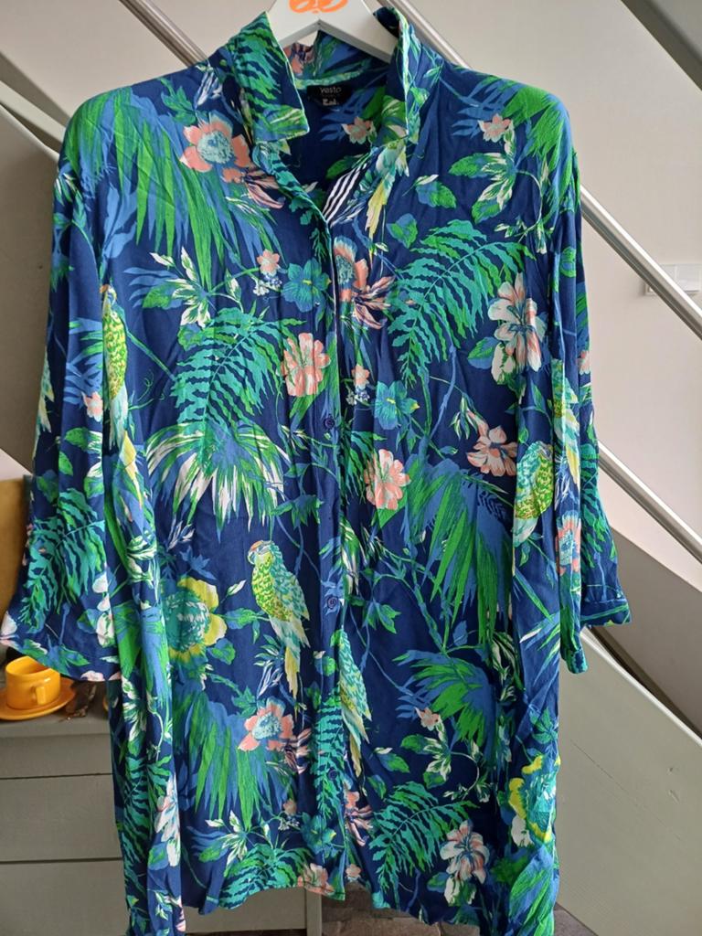 Yesta maat 5 56/58 blouse, Kleding | Dames, Grote Maten, Ophalen of Verzenden, Zo goed als nieuw, Blouse of Tuniek
