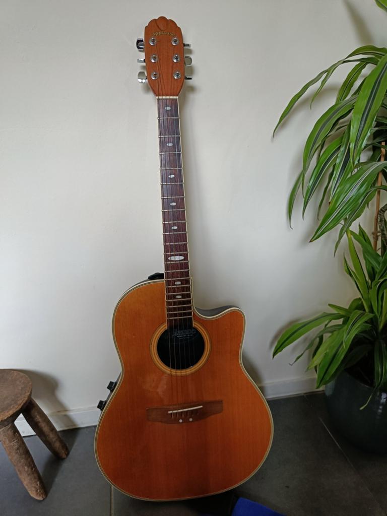 Applause AE-38 electro-akoestische gitaar., Ophalen, Zo goed als nieuw, Western- of Steelstringgitaar, Met (piezo-)element