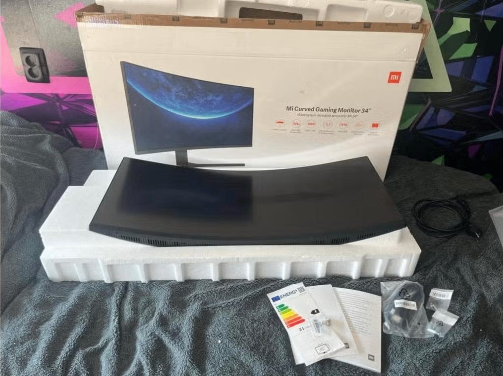 Xiaomi Mi 34" Curved Gaming Monitor - Ultrawide QHD, Xiaomi, 101 t/m 150 Hz, VA, Curved