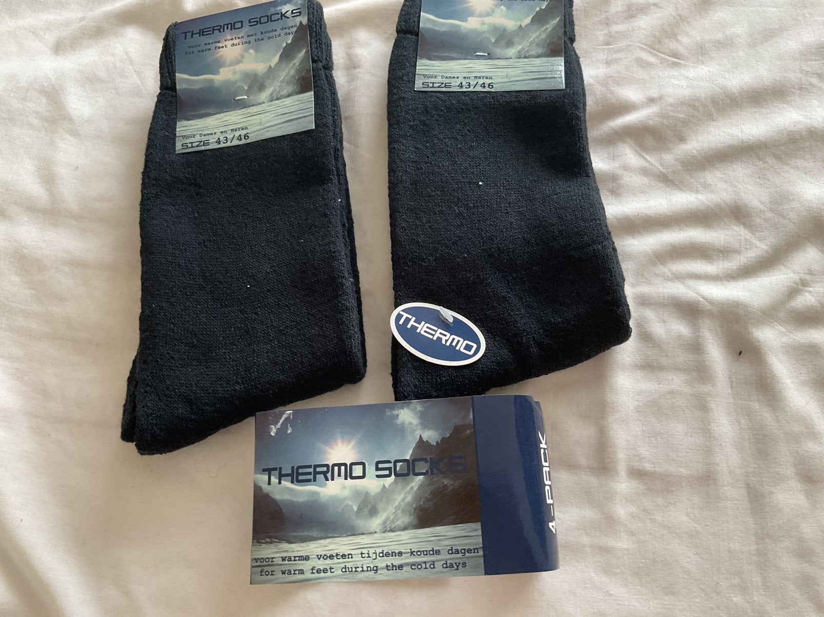 2 paar nieuwe thermo sokken . Maat 43-46, Kleding | Heren, Sokken en Kousen, Ophalen of Verzenden, Zo goed als nieuw, Maat 43 t/m 46