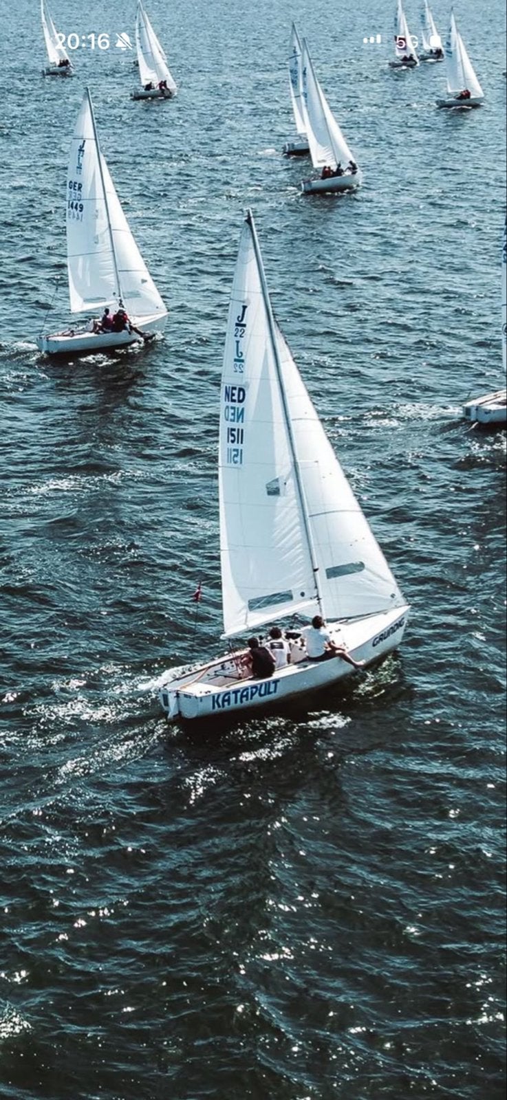J22 Zeilboot met Trailer en Buitenboordmotor, Watersport en Boten, Kajuitzeilboten en Zeiljachten, Ophalen, Gebruikt, Tour-wedstrijdjacht