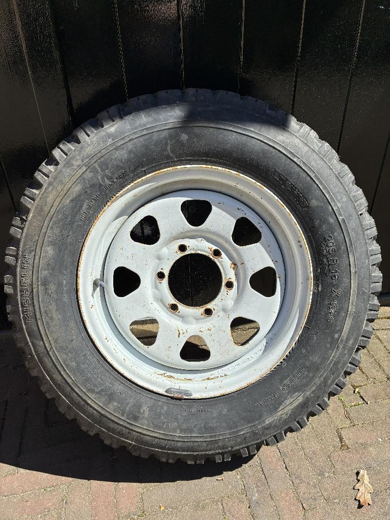 (Reserve)wiel 4X4 oldtimer (205 R16XM+S), Ophalen, Gebruikt, 16 inch, Banden en Velgen