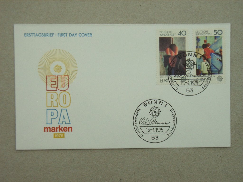 ZM   FDC Bundespost 840-841, Postzegels en Munten, Postzegels | Eerstedagenveloppen, Ophalen of Verzenden, Onbeschreven, Europa