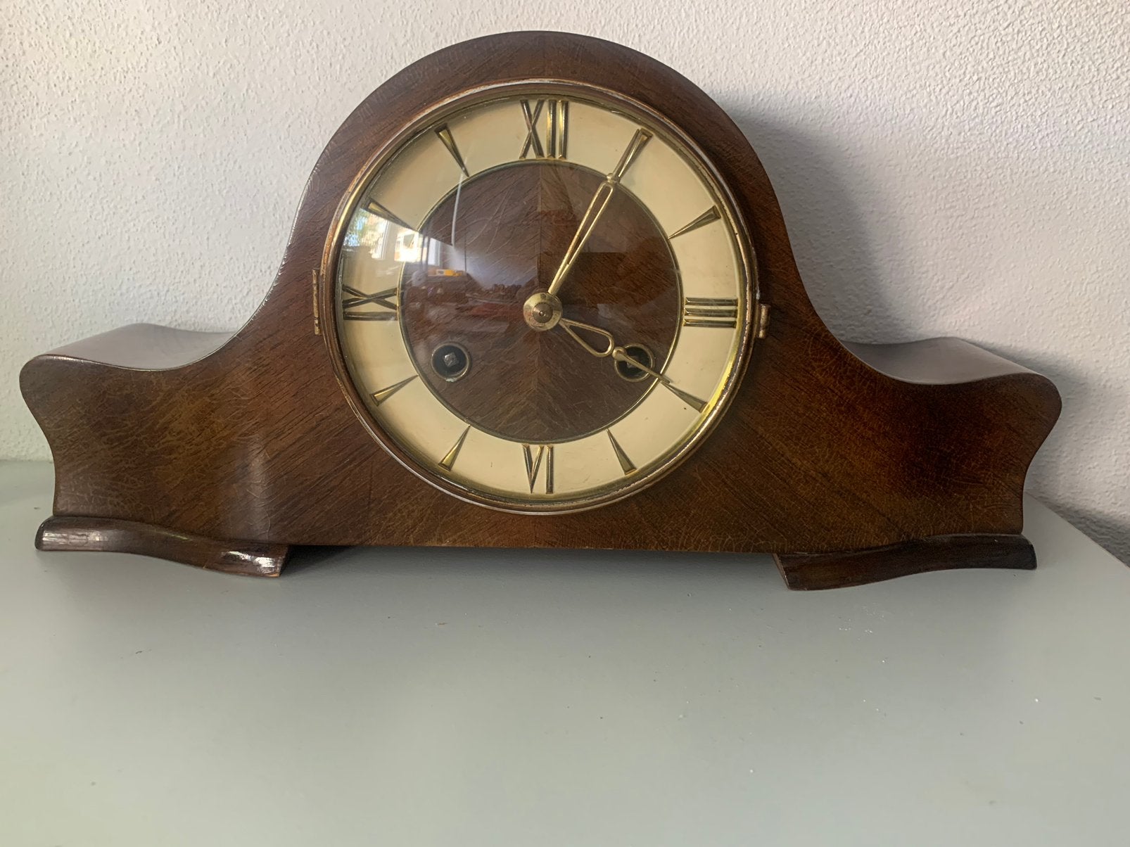 Antieke Pendule klok TEAB, Antiek en Kunst, Antiek | Klokken, Ophalen of Verzenden