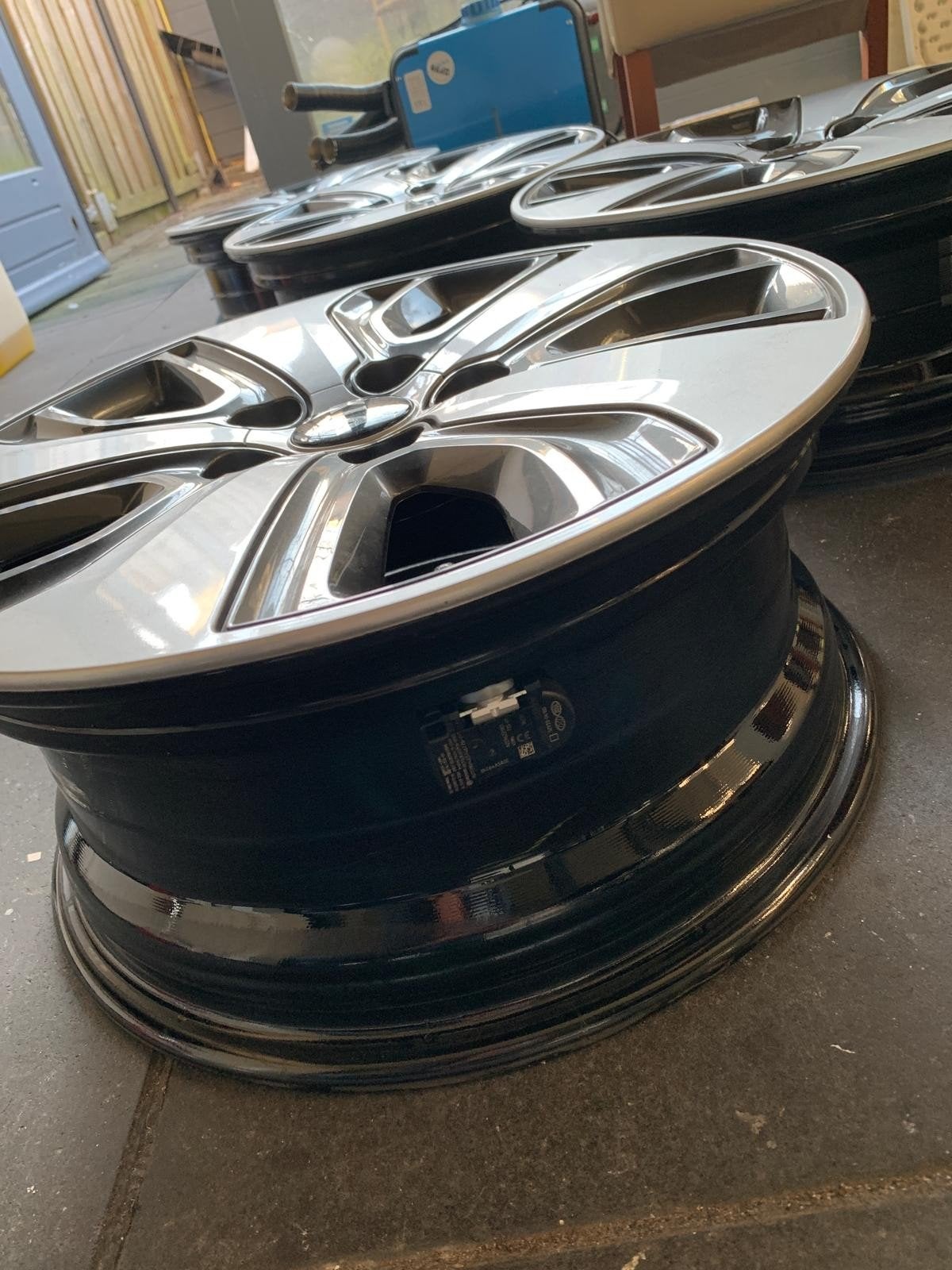 Set van 4 Kia velgen met TPMS sensoren, Auto-onderdelen, Banden en Velgen, Ophalen, Gebruikt, Personenwagen, Velg(en)