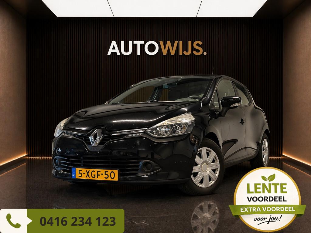 Renault Clio 0.9 TCe Expression|NL AUTO|NAVI|AIRCO|TREKHAAK|, Auto's, Renault, Voorwielaandrijving, Stof, Zwart, 540 kg