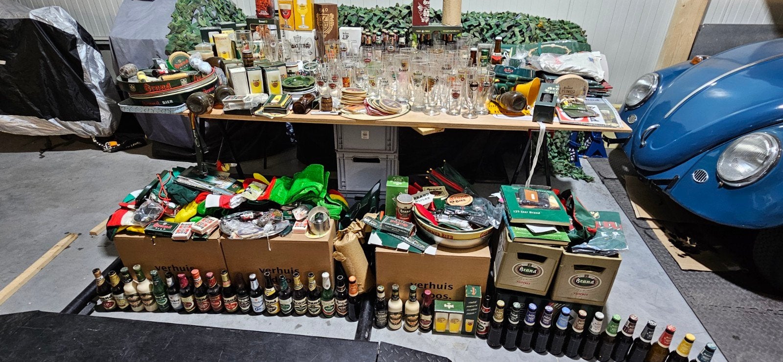 Grote Brand bier verzameling, Ophalen, Gebruikt, Brand