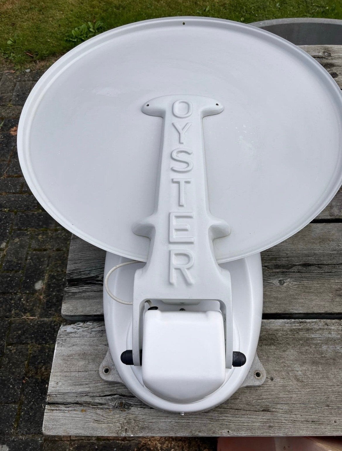 Oyster Digital 65 schotelantenne met ontvanger en accessoire, Audio, Tv en Foto, Ophalen, Gebruikt, (Schotel)antenne, Overige merken