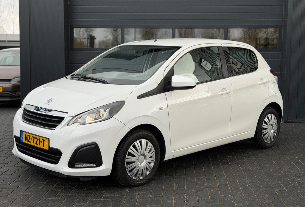 Peugeot 108 1.0 e-VTi Active Airco|Wit, Auto's, Peugeot, Bedrijf, Te koop, ABS, Airbags, Airconditioning, Bluetooth, Boordcomputer
