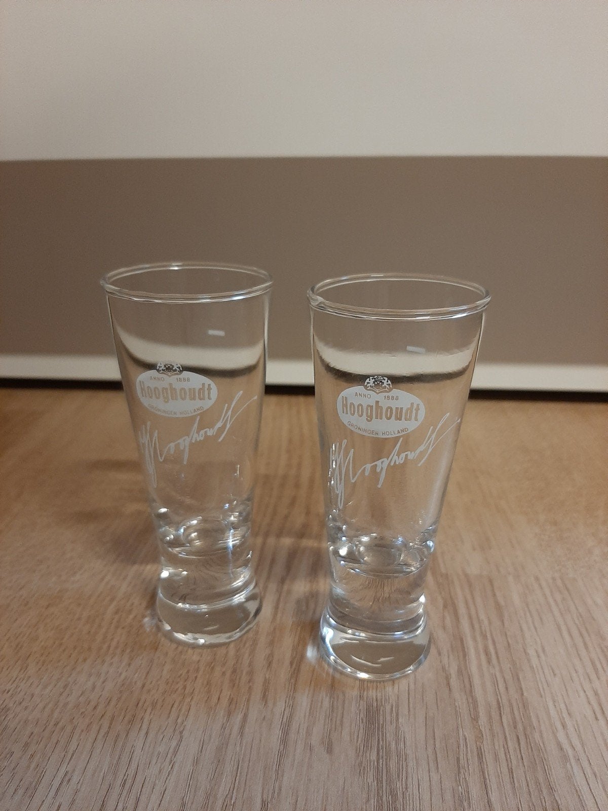 Hooghoudt glaasjes, Verzamelen, Glas en Borrelglaasjes, Borrel- of Shotglas, Ophalen of Verzenden