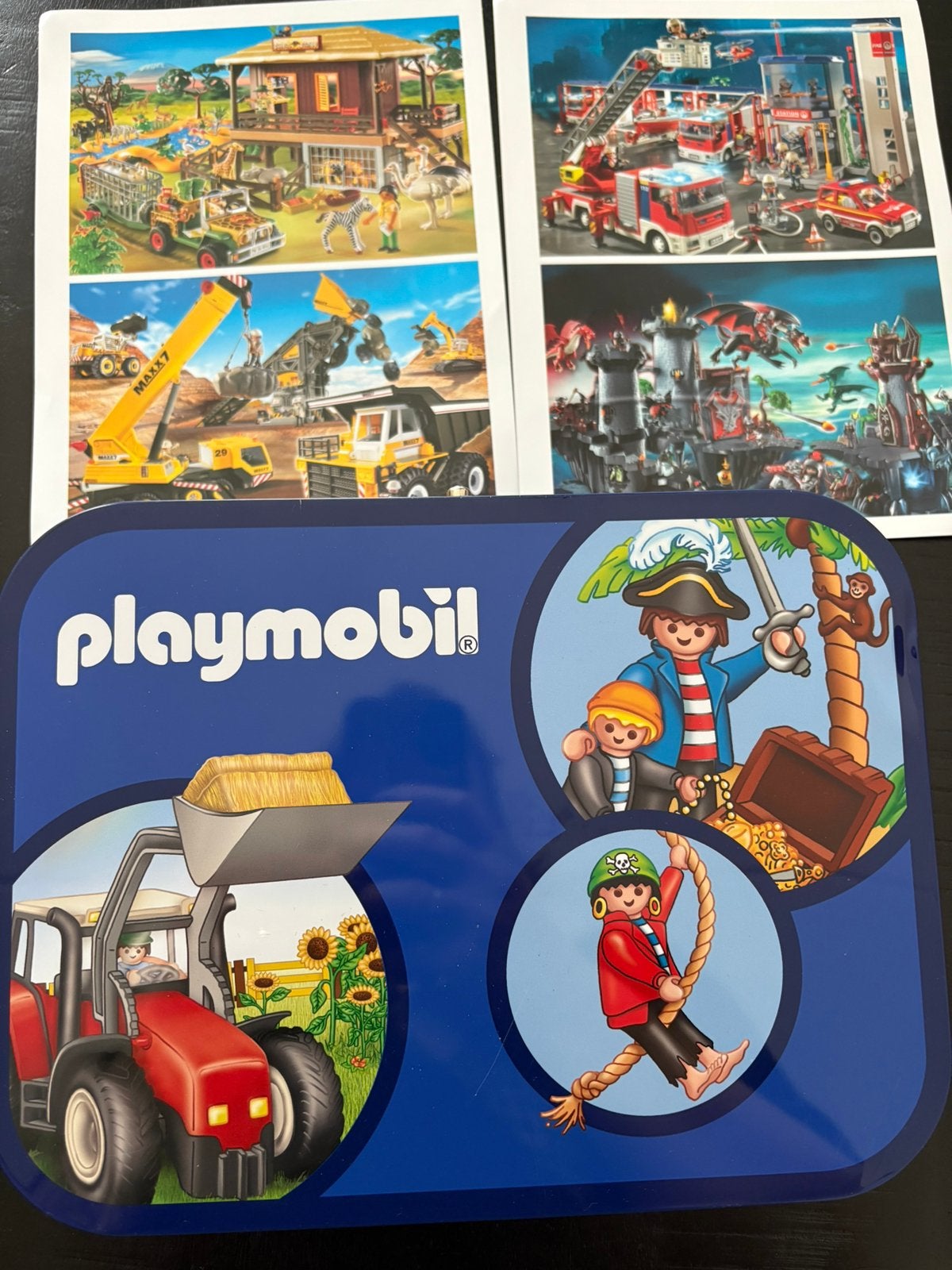 Playmobil koffer met puzzels, Ophalen of Verzenden, Zo goed als nieuw