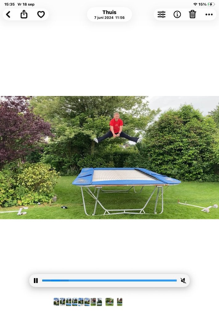 Trampoline Eurotramp Hack 7315, Kindermaat 146 t/m 176, Ophalen, Gebruikt, Materiaal