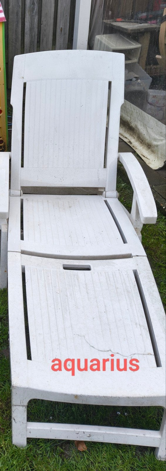 gratis tuinstoel, Ophalen, Gebruikt, Kunststof