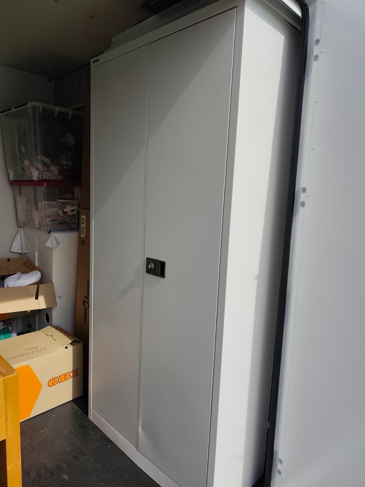 Bisley Hoge Brandveilige en Afsluitbare Kast met Planken, Modern, functioneel, 200 cm of meer, Metaal, 50 tot 75 cm
