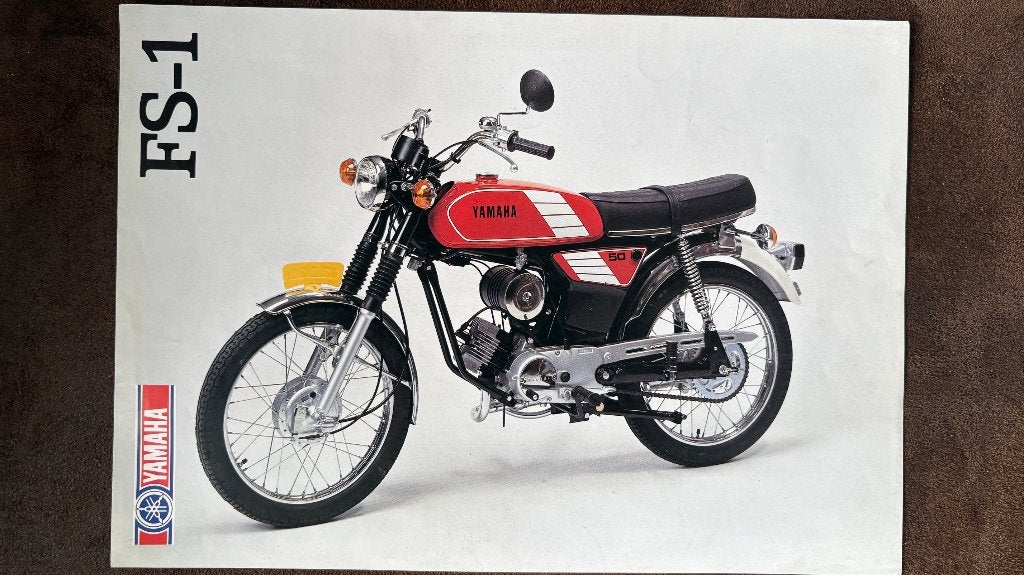 Yamaha FS1 folder model 2RU 1987, Fietsen en Brommers, Ophalen of Verzenden