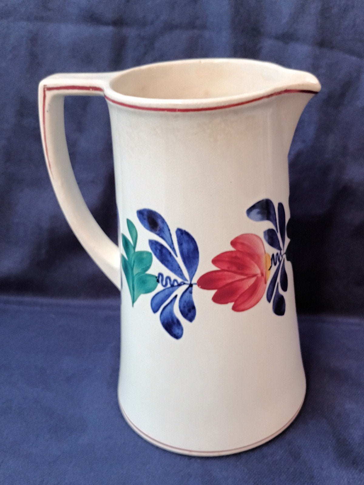 Boerenbont amstelkan.             Societe-seramique-hgt-21cm, Antiek en Kunst, Antiek | Servies los, Ophalen of Verzenden