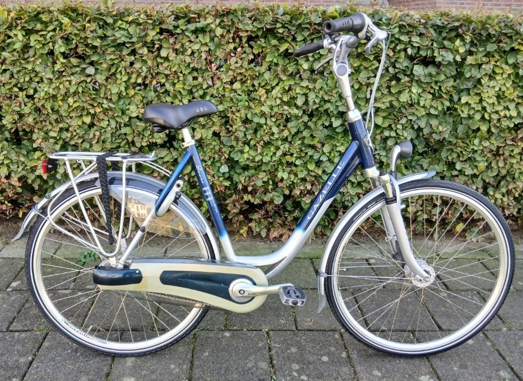 Gazelle Davos Xtra | 57 cm | 7v | 28 inch | Rijklaar, Gebruikt, (Extra) lage instap, Gazelle, Trommelrem