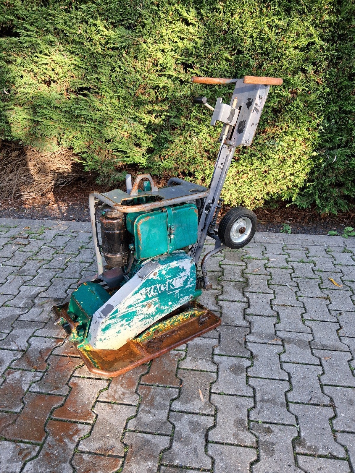Wacker Trillerplaat met Hatz Dieselmotor, Ophalen of Verzenden, Gebruikt