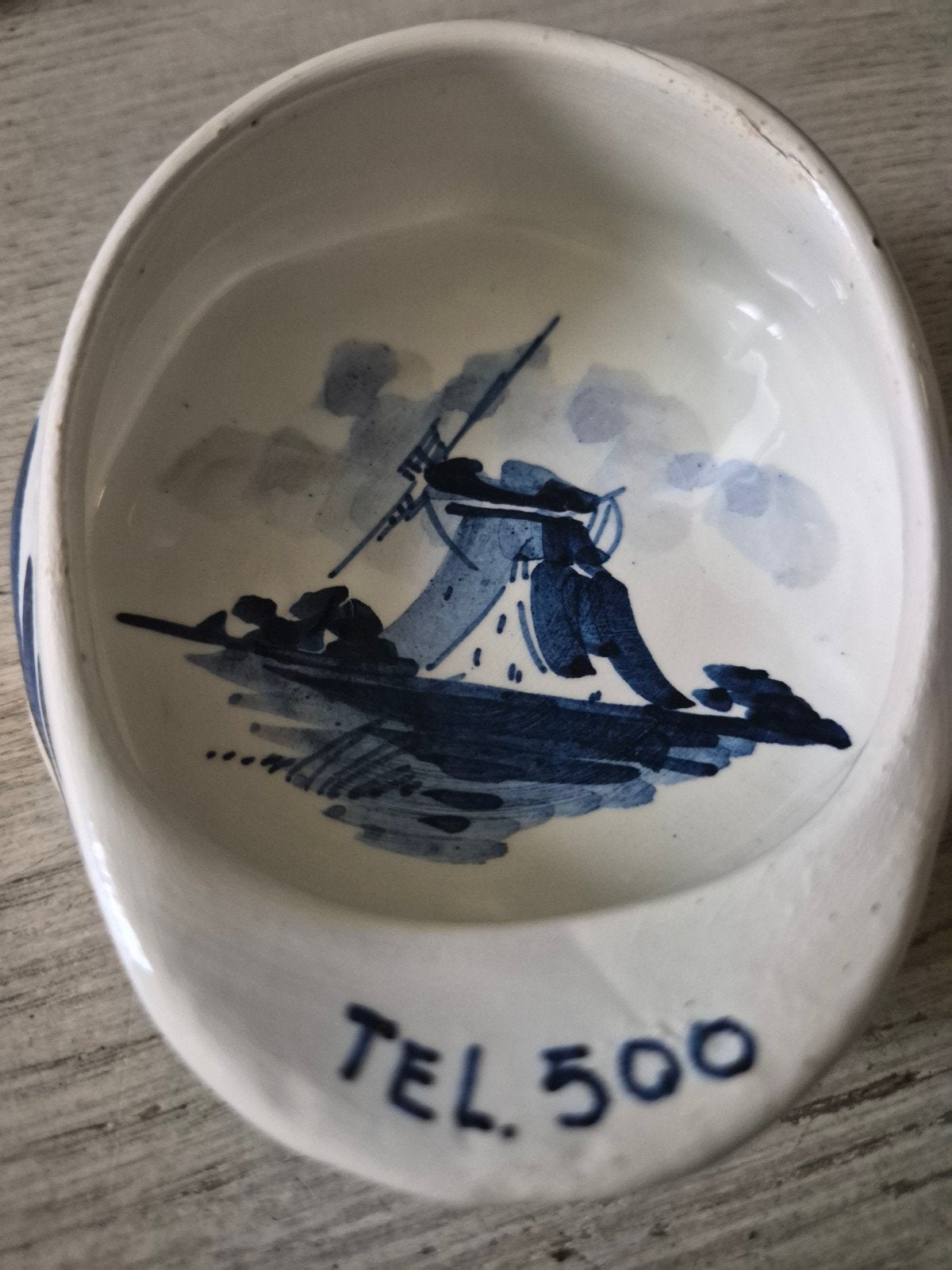 Asbakje delfts blauw jan verschoor, Ophalen of Verzenden