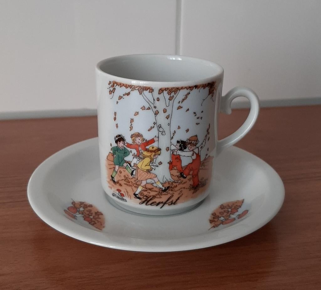 Rie Cramer 'Herfst' kop en schotel - Kronester Bavaria, Ophalen