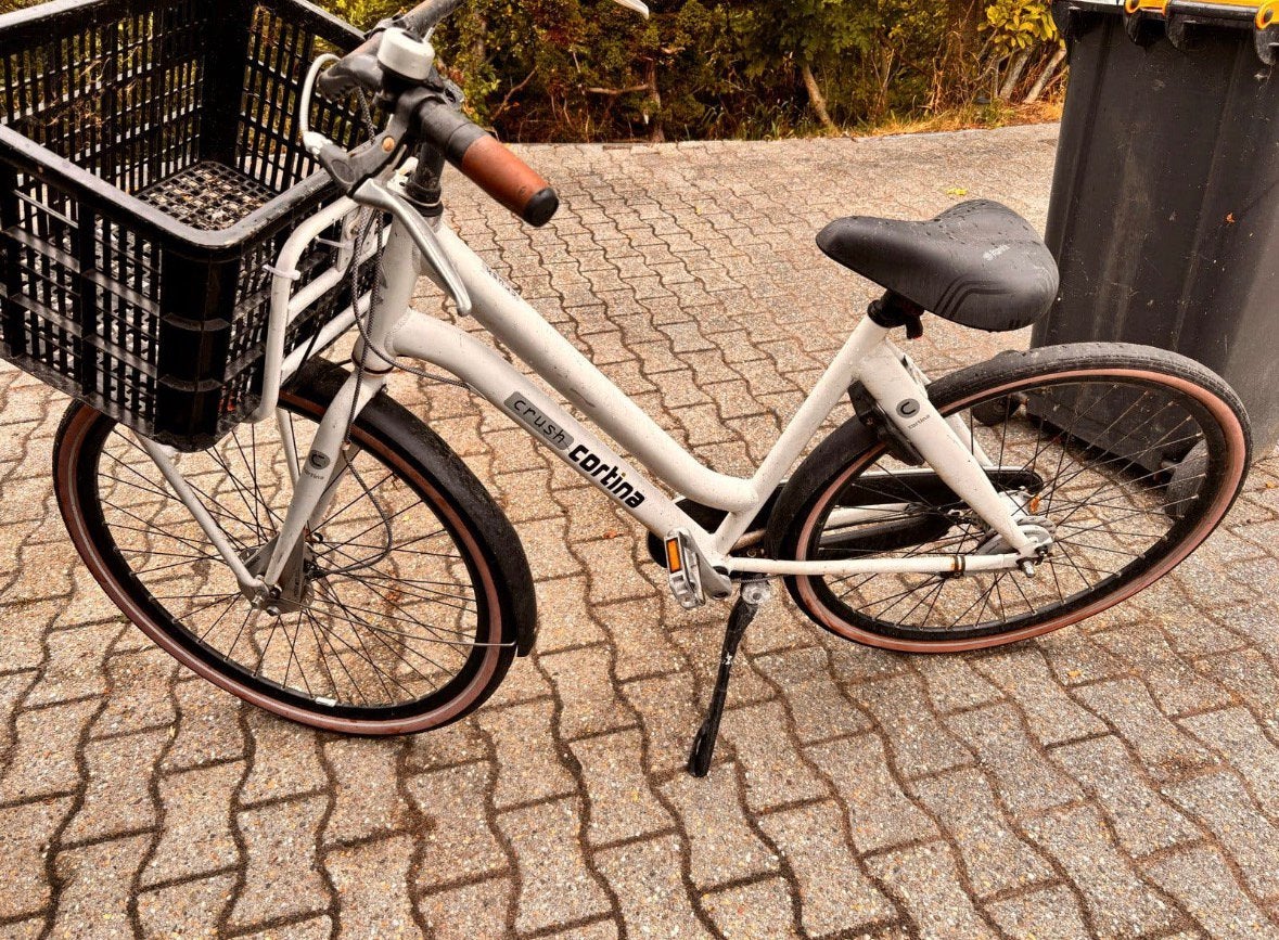 Cortina wit dames fiets, Fietsen en Brommers, Ophalen, Zo goed als nieuw, Overige merken