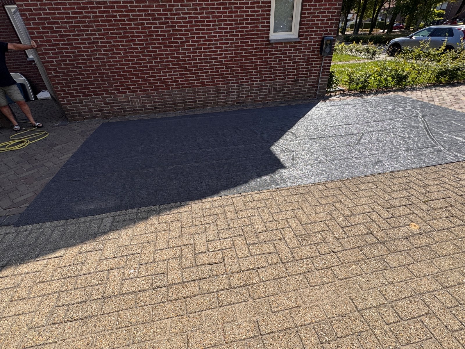 Tenttapijt Safaritex (670x300) voor in voortent, Ophalen, Gebruikt